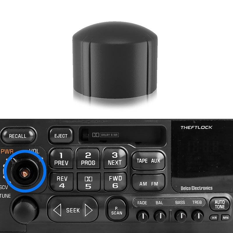 BASIKER Fit for Radio Volume Control Stereo Knobs Select GM Vehicles Replacement GM 16199583 - Image 1